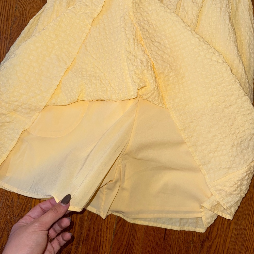 Yellow Abercrombie Emerson Off-Shoulder Dress - Picture 4 of 6
